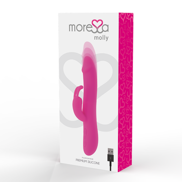 Molly Vibratore con Coniglio Pulsante - 7 Modalità, Ricaricabile